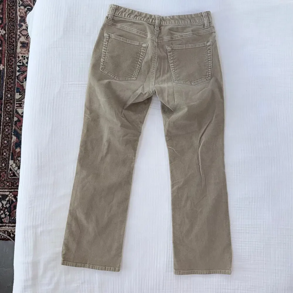 GAP Women's 8 Boot Cut Tan Corduroy 5 Pocket‎ Stretch Cotton Jeans